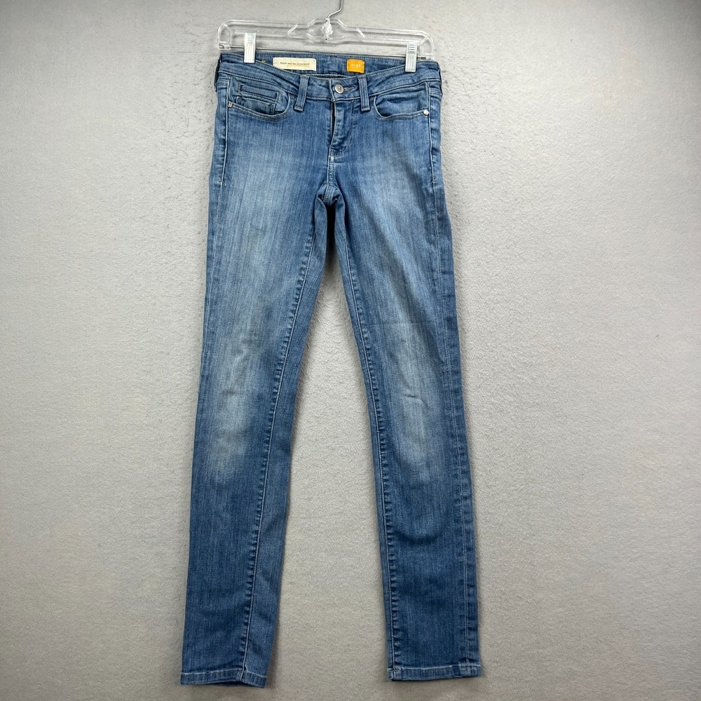 Pilcro Letterpress Skinny Jeans Women 28* Blue Low Rise Stretch Slim Denim Pants